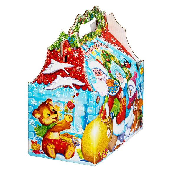 Сладкий новогодний подарок Сундучок Тянем-потянем