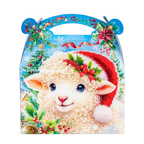 Сладкий новогодний подарок Новогодний презент «Овечка Ягодка»