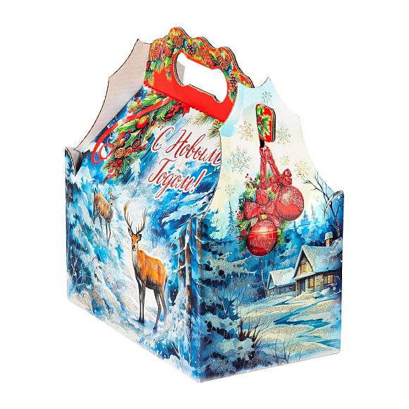 Сладкий новогодний подарок Зимний лес